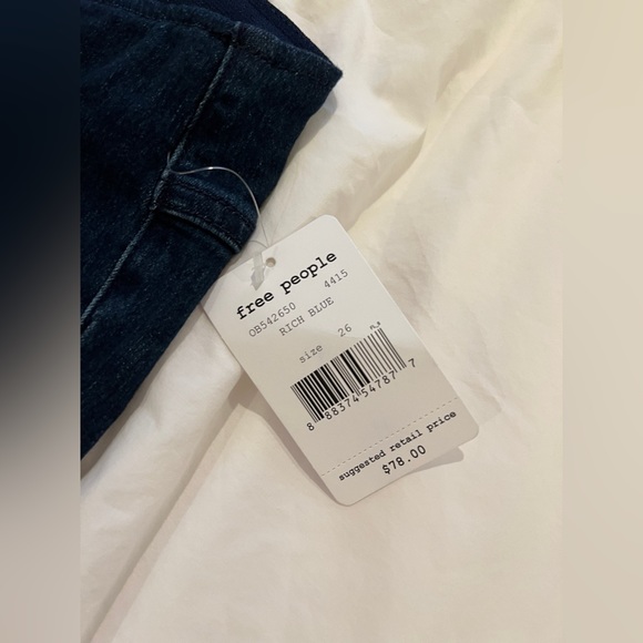 NWT free people flare jeans size 26 - Picture 3 of 4
